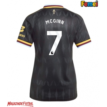 Aston Villa John McGinn #7 Tricou Fotbal Replică 2026-27 Femei Deplasare